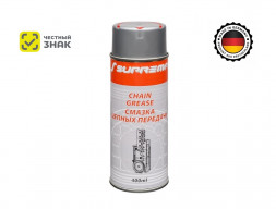 Аэрозольная Смазка «Suprema» для Цепных Передач, Chain Grease 400 мл